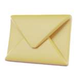 Greenland Market Yellow cartoon-style envelope illustration with a simple, closed design. SQUARE 4 MEDIA